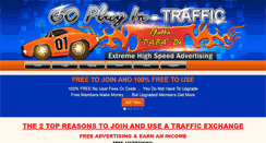 Desktop Screenshot of goplayin-traffic.com